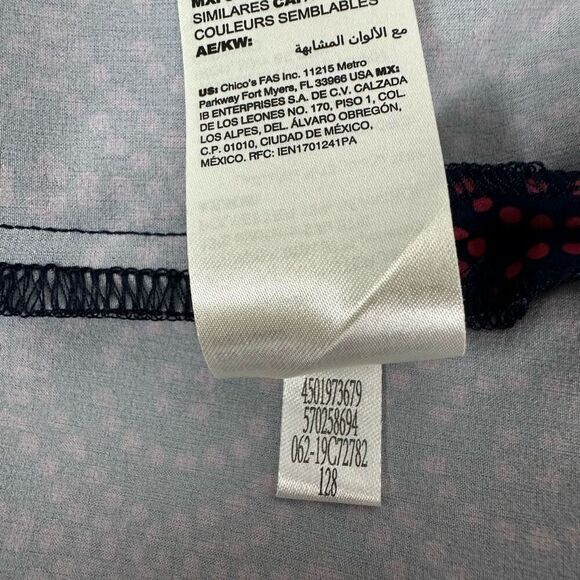 Chico's Zenergy UPF Neema Medallion-Print Jacket size 16/18 - Picture 8 of 11